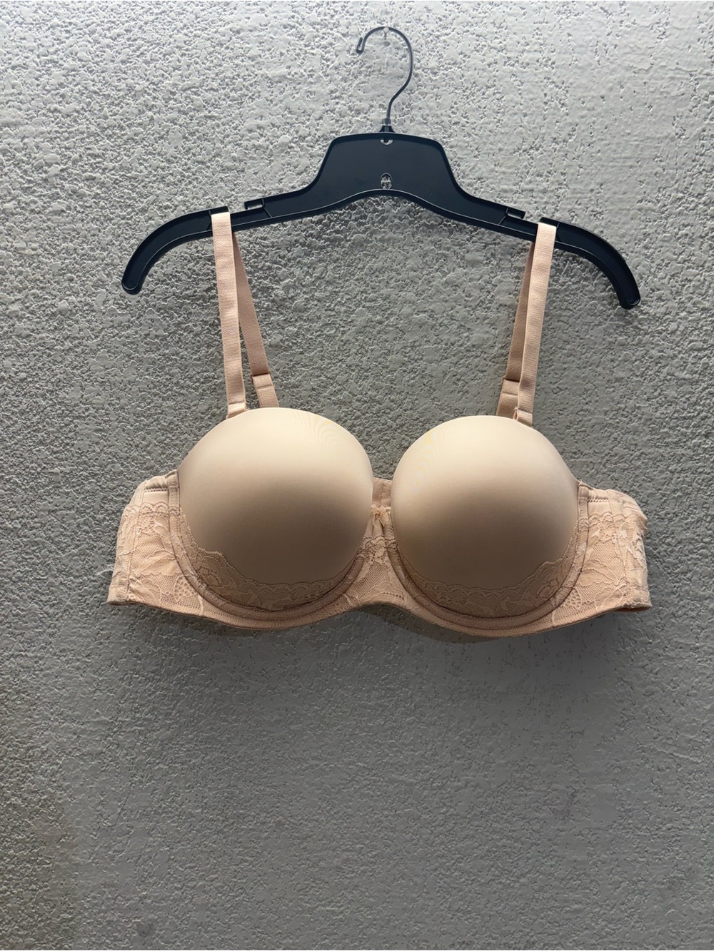 torrid Nude Lace-Trim Convertible Strapless Bra